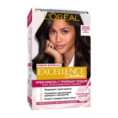 Крем-краска для волос LOREAL EXCELLENCE тон 3 Темно-каштановый LOreal