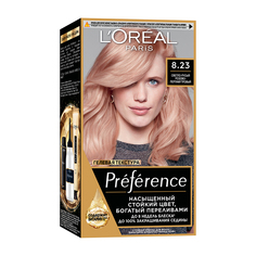 Краска для волос LOREAL PREFERENCE тон 8.23 розовое золото LOreal