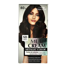 Краска для волос JOANNA MULTI CREAM METALLIC COLOR тон 40.5 Холодный каштан