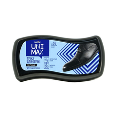 Губка для обуви UNIMAX для гладкой кожи черная