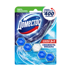 Подвеска для унитаза DOMESTOS Свежесть океана 55 гр