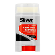 Крем-блеск для обуви SILVER EXPRESS черный 50 мл