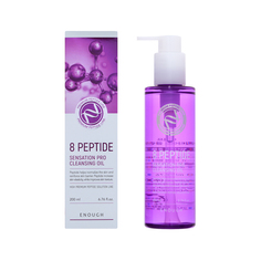 Масло для умывания ENOUGH 8 PEPTIDE SENSATION PRO для эластичности кожи 200 мл