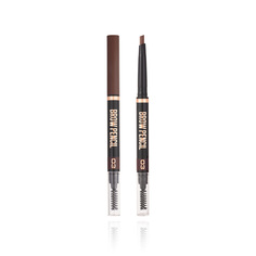 Карандаш для бровей STELLARY BROW SCULPTING PENCIL автоматический тон 03