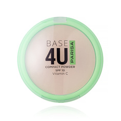 Пудра для лица PARISA BASE 4 U компактная тон 01