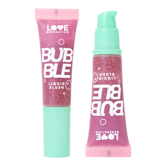 Румяна для лица LOVE GENERATION BUBBLE жидкие тон 02 Cheeky cherry