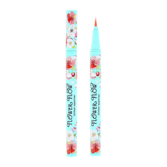 Подводка для глаз ISCREAM FLOWER FLOW тон 02 pink с глиттером