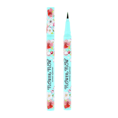 Подводка для глаз ISCREAM FLOWER FLOW тон 03 green с глиттером