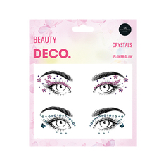 Кристаллы для лица и тела DECO. FAIRYCORE by Miami tattoos flower glow