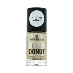 Топовое покрытие для ногтей ESSENCE GLAZED DONUT с эффектом хромирования
