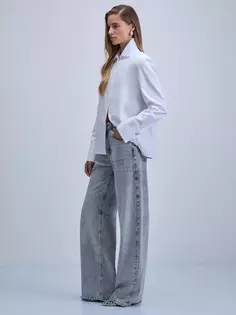Джинсы wide leg с высокой посадкой Zarina