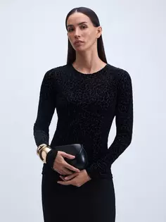 Лонгслив с анималистичным принтом Zarina