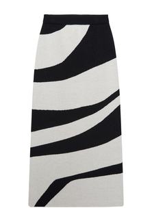 Юбка-карандаш c принтом "зебра" SL1P