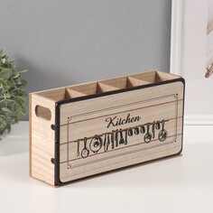 Подставка дерево с делениями NO Brand