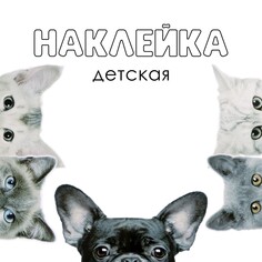 Наклейка 3д интерьерная домашние питомцы 57*42см Take IT Easy