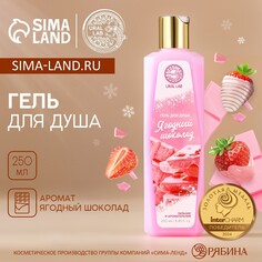Гель для душа, 250 мл, аромат ягодного шоколада, aroma sound by ural lab
