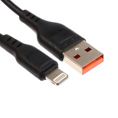 Кабель d-01l, lightning - usb, 2.4 а, 1 м, черный NO Brand