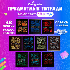 Комплект предметных тетрадей 48 листов Calligrata