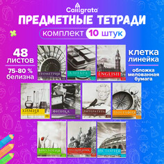 Комплект предметных тетрадей 48 листов, Calligrata