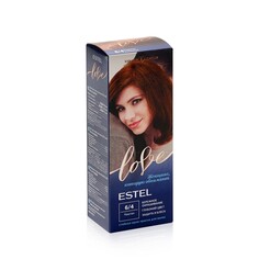 Стойкая крем - краска для волос Estel Love 6/4 Каштан крем