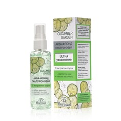 Гиалуроновый аква - флюид Floresan Cucumber Garden " Ultra Увлажнение " 75мл ФЛОРЕСАН