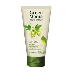 Скраб Green Mama Формула тайги " Кедровый орех и Уссурийский хмель " для лица 170мл