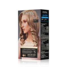 Стойкая крем - гель краска для волос Estel Color Signature 8/0 Капучино
