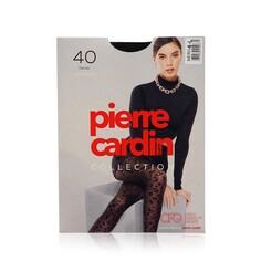 Женские колготки с рисунком Pierre Cardin Leopard 40den Nero 4 размер