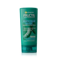 Бальзам - ополаскиватель Fructis " Баланс увлажнения " укрепляющий для волос , жирных у корней и сухих на кончиках , 200мл