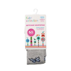 Детские колготки Красная ветка Kids Collection " бабочки " Серый р.86-92