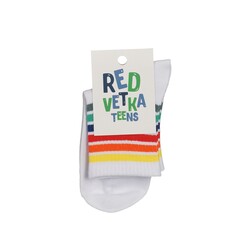 Детские носки Red Vetka Teens " Радуга " Белый р.18-20