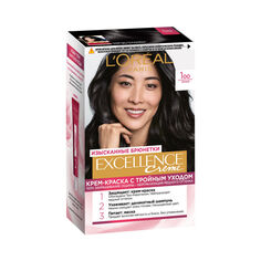 Крем - краска LOreal Paris EXCELLENCE Creme стойкая для волос 100 Черный
