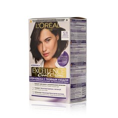 Крем - краска для волос LOreal Paris Excellence Cool Creme 5.11 Ультрапепельный светло-каштановый