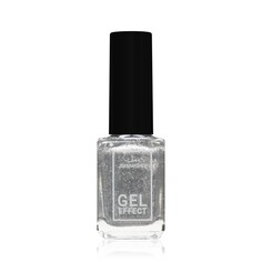 Лак для ногтей Jeanmishel GEL effect 171 Искрящийся серебрянный 6мл
