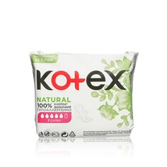 Женские прокладки Kotex Natural Супер 7шт