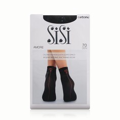 Женские матовые носки Sisi Amore 70den Carbone