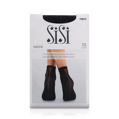 Женские матовые носки Sisi Amore 70den Nero