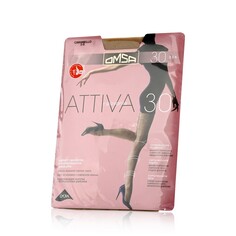 Женские колготки Omsa Attiva 30den Caramello 2 размер