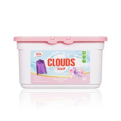 Капсулы капсулы для деликатной стирки Clouds Delicate " Сакура и роза " 30шт