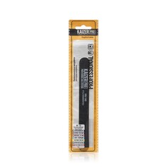 Пилка для маникюра шлифовочная Kaizer Professional мягкая , прямая , на деревянной основе 100/180 , 180мм Черная