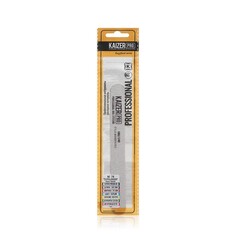 Пилка для маникюра шлифовочная Kaizer Professional мягкая , прямая , на деревянной основе 180/240 , 180мм серая