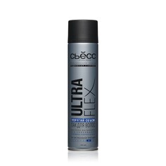 Лак для волос Syoss Ultra Flex " Упругий объём " 4 экстрасильная фиксация 400мл