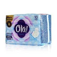 Прокладки Ola! Classic с мягкой поверхностью Normal 10шт