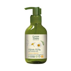 Очищающая пена - гель Green Mama Формула тайги для лица " ромашка и брусника " 300мл