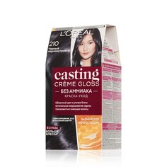 Краска - уход для волос LOreal Paris Casting creme gloss 210 Черный перламутровый