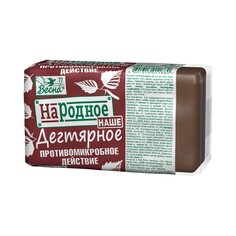 Туалетное мыло Весна дегтярное " Народное " 140г