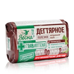 Натуральное мыло Весна " дегтярное " 90г