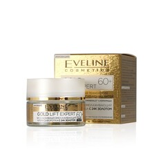 Крем - сыворотка Eveline Gold lift expert для лица " Омолаживающая " с 24к золотом 60+ 50мл