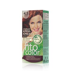 Стойкая крем - краска ФИТОкосметик FitoColor для волос 4.5 Махагон 125мл Fitoкосметик