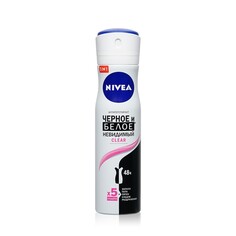 Женский дезодорант - антиперспирант Nivea Невидимая защита для черного и белого " Clear " 150мл